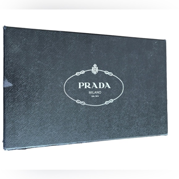 Prada Black Leather Peep Toe Pumps Rosette Ruched Size 38.5 - Picture 5 of 14